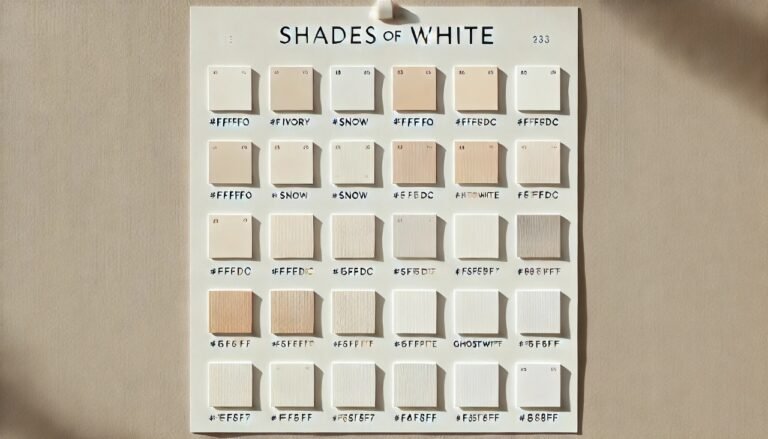 Shades of White